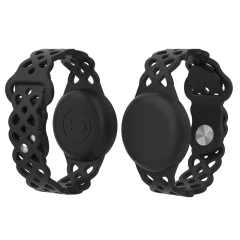 Zaščitna torbica Apple AirTag Wristband Black