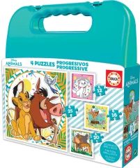 Progresivni kovček Disney Animals - 12+16+20+25 (EDU19309)