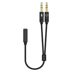 Aisens Adapter Jack 3.5 na 2Xjack 3.5 Hembra/MaChão 25 cm