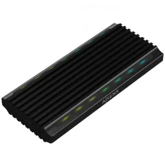 Aisens zunanji Caja M.2 RGB Gaming ASM2-GRB011GR SATA NVME A USB3.1 GEN2 NEGRA