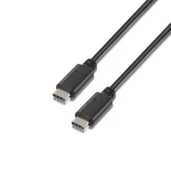 Aisens Cable USB 2.0 3A TIPO USB-C M-USB-C M Negro 3.0M