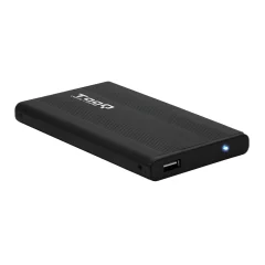 Tooq 2,5" Sata zunanji HDD Box (95Mm) - Usb 2.0 črn