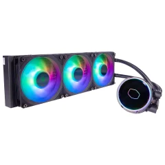 Vodni hladilnik CPU Cooler Master Masterliquid Pl360 Flux Rgb 360Mm črn