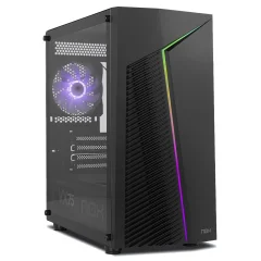 Nox Infinity Zeta Rgb črno ohišje iz kaljenega stekla Micro-Atx