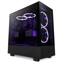 Nzxt H5 Elite Black Atx ohišje iz kaljenega stekla