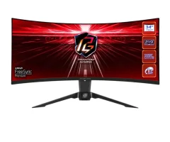 Asrock ukrivljen monitor 34" Led Uwqhd 165Hz 1 MS Freesync Premium Wifi