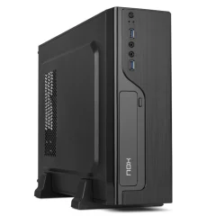 Črno ohišje Nox Lite070 Micro-Atx z napajalnikom 500 W