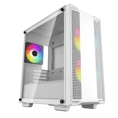 Deepcool Cc360 Argb ohišje iz belega kaljenega stekla Micro-Atx