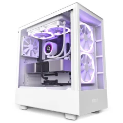 Nzxt H5 Elite White Atx ohišje iz kaljenega stekla