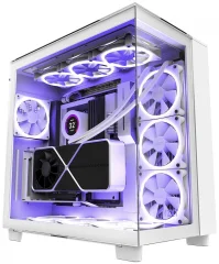 Nzxt H9 Elite White Atx ohišje iz kaljenega stekla