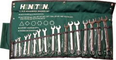 Honiton Flat-Oxted Wrenches Liste 17 elementov 6-22 mm