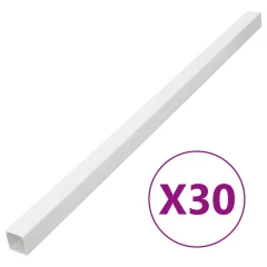 vidaXL Kabelska cev 100x40 mm 30 m PVC