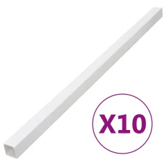 vidaXL Kabelska cev 100x60 mm 10 m PVC