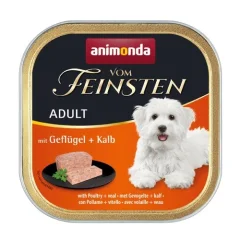 ANIMONDA Vom Feinsten Classic perutnina in teletina - mokra hrana za pse - 150g