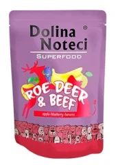 DOLINA NOTECI Superfood Deer and Beef - mokra pasja hrana - 300 g