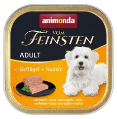 ANIMONDA Vom Feinsten Classic perutnina in testenine - mokra hrana za pse - 150g