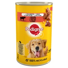 PEDIGREE Govedina v želeju - mokra hrana za pse - 400 g