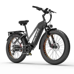 Dukawey DM530 Plus 1000W 26” Fat Bike Gorsko Kolo 52V 20Ah Samsung Baterija Hidravlične Disčne Zavore E-Kolo (sivo)