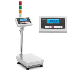 Skladiščna platformna tehtnica z LCD svetlobnim stebrom 30 kg / 0,001 kg