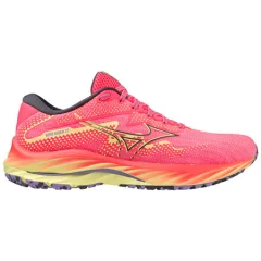 Mizuno Wave Rider 27 ženske športne superge, Pink/Ombre Blue/Luminous - 39