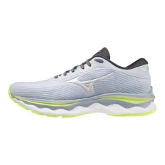 Mizuno Wave Sky 5 ženske športne superge, Heather/White/Neo Lime - 38.5