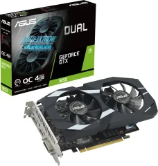 Obnovljeno - kot novo - Grafična kartica nVidia GTX1650 Asus DUAL OC - 4GB GDDR5  | 1xHDMI 2.0b 1xDisplayport 1.4a 1xDVI (90YV0EZD-M0NA00)