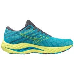 Mizuno Wave Inspire 19 moške športne superge, Jet Blue/Neon/Luminous - 42.5