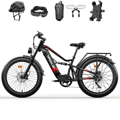 Tifgalop ES7 26" Fat Tire Električno kolo 750 W 52 V 19 Ah Domet 40-90 KM