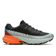 Merrell Agility Peak 5 moške športne superge, Black/Tangerine - 43.5