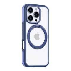 Torras Ostand R Fusion Series ohišje za iPhone 16 Pro (modro)