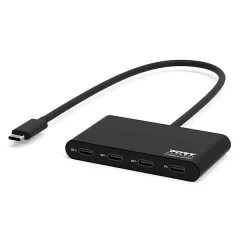 PORT Hub USB-C, 3 x USB-C +1X USB-C, 3xUSB Type C 3.1 Gen 1