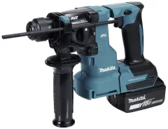 Makita DHR183RTWJ akumulatorsko kombinirano kladivo za SDS-PLUS 18V / 5\,0 Ah\, 2 bateriji + polnilec z odsesavanjem prahu DX16 v MAKPAC Makita DHR183RTWJ -akumulatorsko kombinirano kladivo