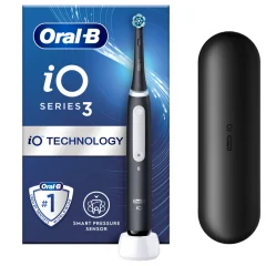 ORAL-B iO3 črna zobna ščetka + etui