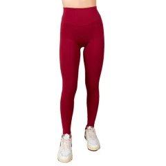 SWY SoftLux Sculpt Leggings, Red - M