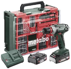 Metabo BS 18 Quick Set 602217710 akumulatorski vrtalni vijačnik  18 V 2 Ah Li-Ion brezkrtačni\, vklj. 2 akumulatorja\, vklj.  kovček\, vklj. polnilnik\, vklj.  oprema