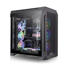 Črno ohišje Thermaltake E-Atx Cte C700 Air Mid Tower