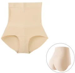 Podložene hlačke Control Panty Fake Buttock Panty Butt Lifter za ženske Beige L