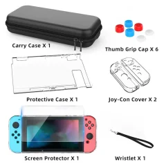 Paket dodatne opreme, združljiv z Nintendo Switch OLED Black