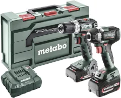 Metabo BSLBL+SSWLT300BL 685202000 akumulatorski vrtalni vijačnik\, akumulatorski udarni vijačnik  18 V 5.2 Ah Li-Ion vklj. akumulator\, vklj. polnilnik