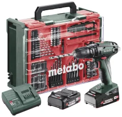 Metabo SB 18 Set 602245710 akumulatorski udarni vijačnik 48 Nm  18 V Število vključenih akumulatorjev 2  LiHD brezkrtačni\, vklj.  kovček\, vklj. 2 akumulatorja\, vklj. polnilnik\, vklj.  op