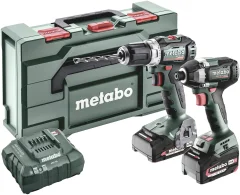 Metabo BSLBL+SSD200LTBL 685195000 akumulatorski vrtalni vijačnik\, akumulatorski udarni vijačnik  18 V 5.2 Ah Li-Ion vklj. akumulator\, vklj. polnilnik