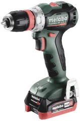 Metabo PowerMaxx BS 12 BL Q 601045800 akumulatorski vrtalni vijačnik  12 V 4 Ah Li-Ion vklj. 2 akumulatorja\, vklj. polnilnik\, brezkrtačni