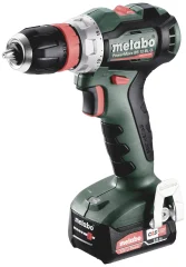 Metabo PowerMaxx BS 12 BL Q 601045500 akumulatorski vrtalni vijačnik  12 V 2 Ah Li-Ion vklj. 2 akumulatorja\, vklj. polnilnik\, brezkrtačni