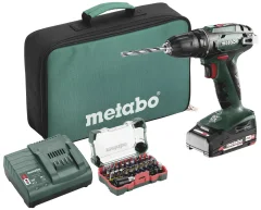 Metabo BS 18 Set 602207580 akumulatorski vrtalni vijačnik  18 V 2 Ah Li-Ion vklj. 2 akumulatorja\, brezkrtačni\, vklj.  kovček\, vklj. polnilnik\, vklj.  oprema