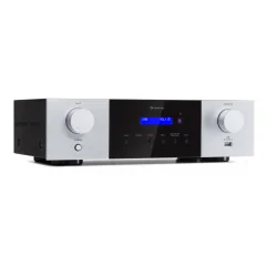 Auna AMP-4000 DAB, Hifi-stereo ojacevalnik, Srebrna