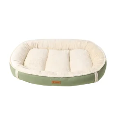 Suede Flanel Nest Dog Bed Podloga za hišne postelje grass color S