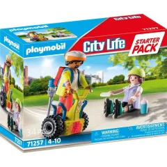 Playmobil - začetni paket prve pomoči z Balance Racer (PL71257)