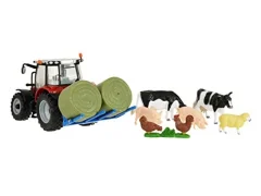 Britanije 1:32 Massey Ferguson 5612 Tractor Toy Farm Set, zbirateljski kmečki za otroke, igrače za traktor, združljive z 1:32 lestvico kmetijskih igrač, primerne za zbiratelje in otroke iz 3