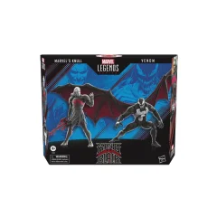 Marvel Hasbro Legends Series Spider-Man 60th Anniversary Knull and Venom 2-pack King v črnih 15 cm akcijskih figurah, 5 dodatkov, večbarvno, F3466