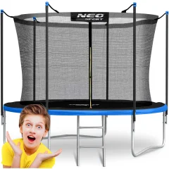 6ft/183cm vrtni trampolin z notranjo mrežo in lestvijo Neo-Sport